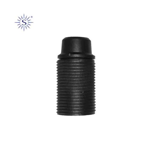 Casquilho Rosca E-14 Preto
