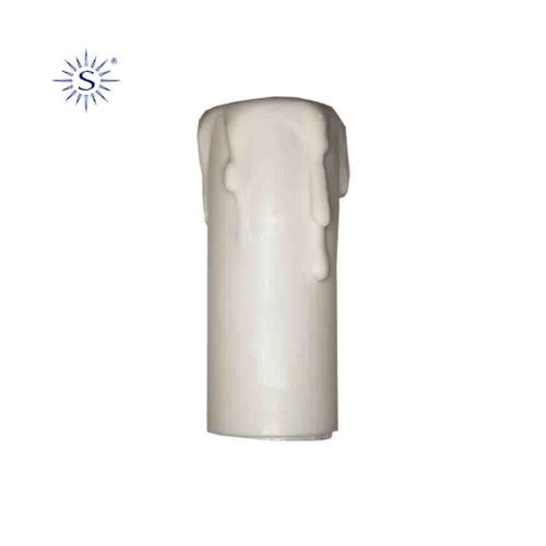 Vela Curta para Casquilhos E-14 Branco Solera