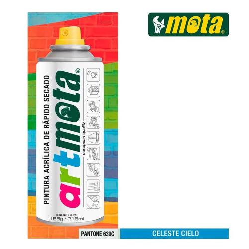 Spray Celeste Ceu Pantone 639c 216ml Mota La13