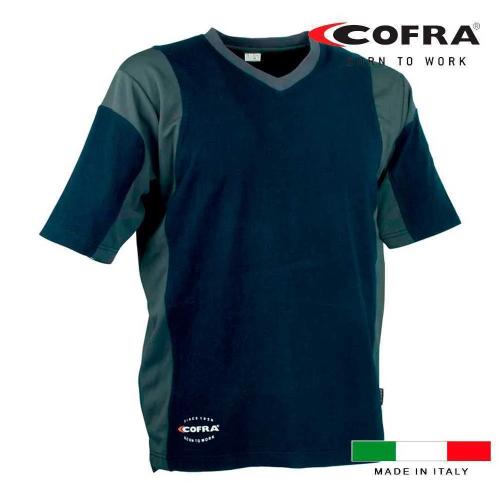 T-Shirt Java Azul Marinho / Cinzento Escuro Cofra.