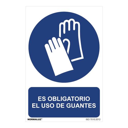 Sinal Uso Obrigatório é Obrigatório o Uso de Luv.