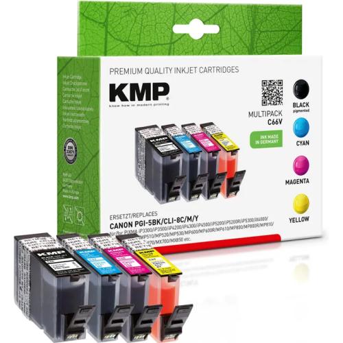 Kmp Patrone Canon Pgi-570 Multip. 500-5565s. C107bkxv Kompatibel