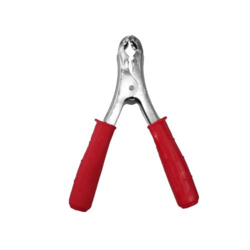 Pinça Para Cabo De Bateria 120A 144*80Mm Vermelha