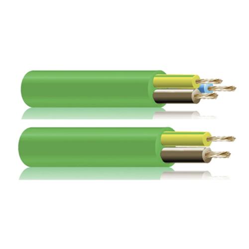 Cabo Livre De Halogéneos Verde 3X1,5Mm Euro/Mts