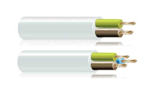 Cabo Tubular H05 Vv-F 4X1Mm Branco Euro/Mts