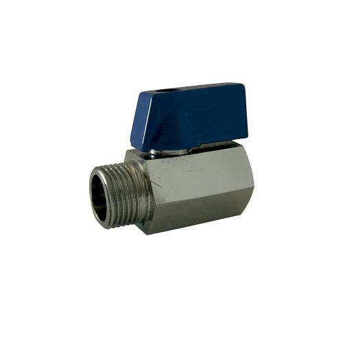 Válvula Esfera Mini Macho/Fêmea 1/2" (Embalado)