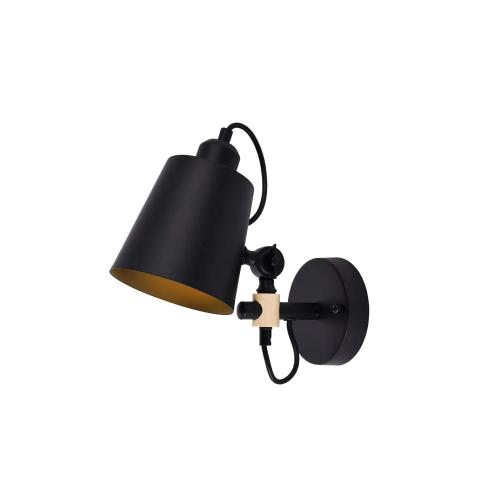 Aplique de Parede E27 Preto Edm