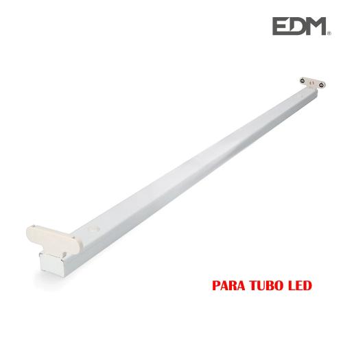 Armadura para 2 Tubos LED de 22w (Eq 2x58w) 153cm.