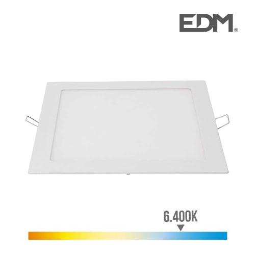 Downlight LED Encastravel Quadrado 20w 22x22cm 15.