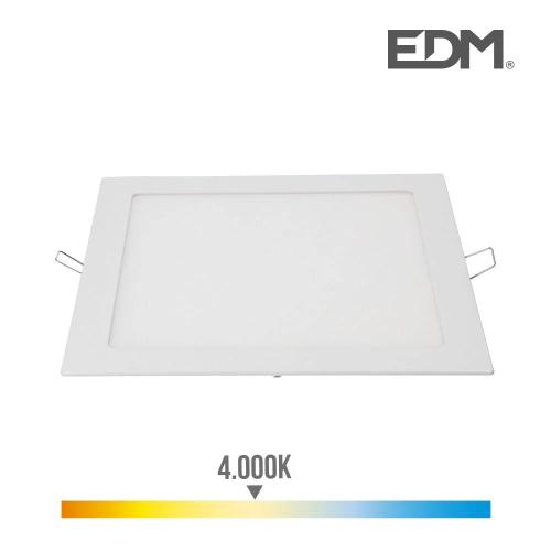 Downlight LED Encastravel Quadrado 20w 1500lm 22x.