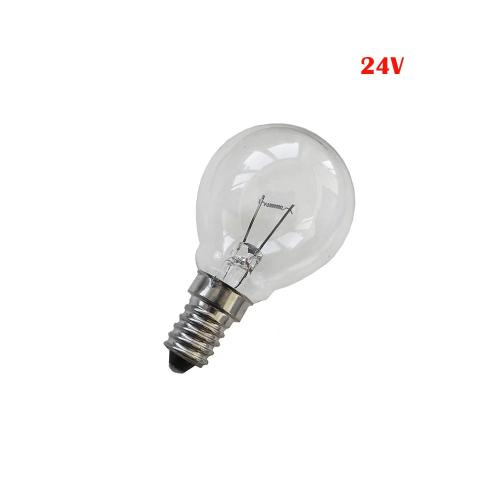 Lampada Esferica E-14 40w Clara 24v