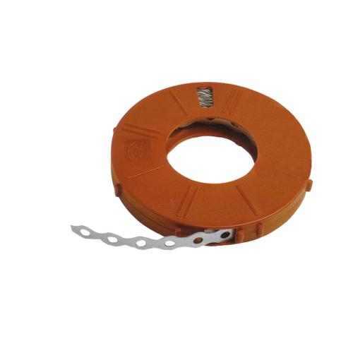 Fita com Furos Aço Galvanizado Bobine de 10m
