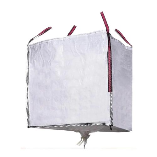 Big Bag Saco para Entulho 90x90x90cm com Válvula. a Cor Branca Suporta Até 1000kg Densidade 100g/M²
