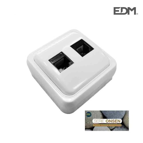 Tomada Telefone E Adsl Superficie Serie Onsen Blis
