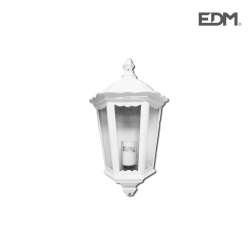 Aplique Mod. Milan Branco 43xø24,5cm Edm 100w - Ip