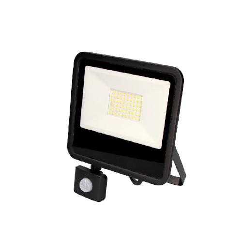 Projetor Led 50W 4000 Lm 6400K Luz Fria Com Sensor