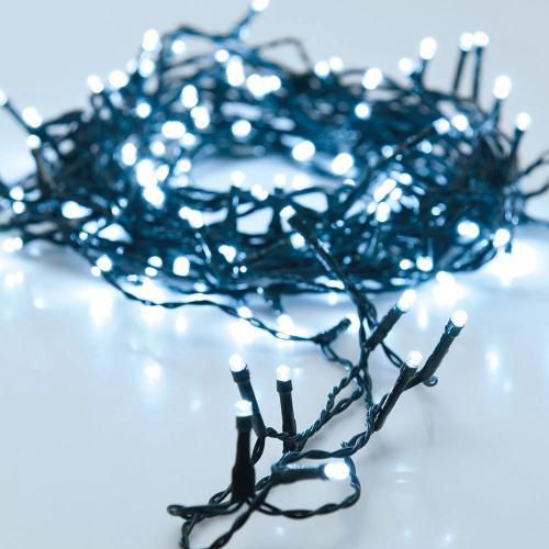 Grinalda "Tipo Espinho" Multifunções 560 Leds Branco Frio (Ip44 Exterior) 14m