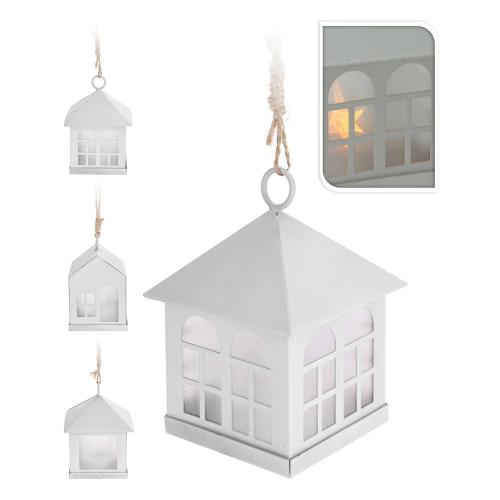 Metal Torch (White) - Deco