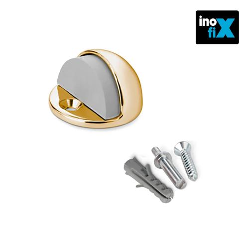 Batente Para Porta Metálico Com Parafuso Dourado