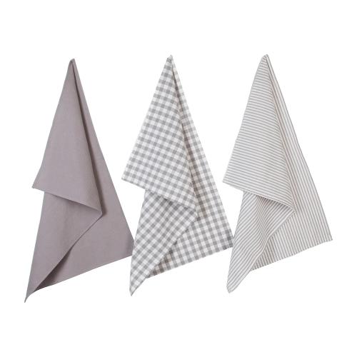 Pack 3 Panos De Cozinha 45X70Cm Algodão