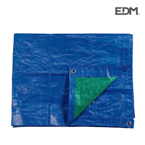 Lona Plastica 5x8mts Dupla Cara Azul/Verde com Il.