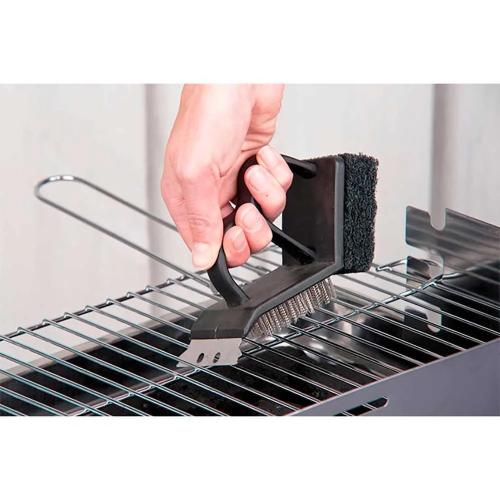 Escova de Limpeza para Churrasqueiras 6x12,5x8cm Bbq