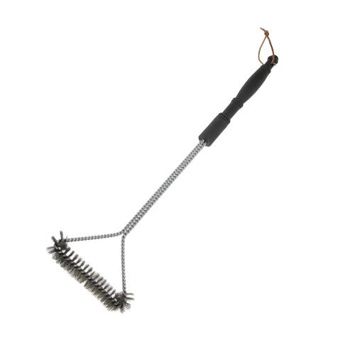 Escova para Churrasqueira Metalica. Con Cabo 16,3x54,5cm Bbq
