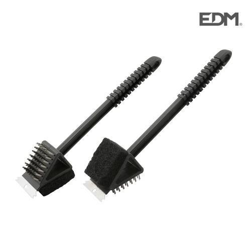 Escova/Spatle para Churrasqueira com Punho Longo 37cm Edm