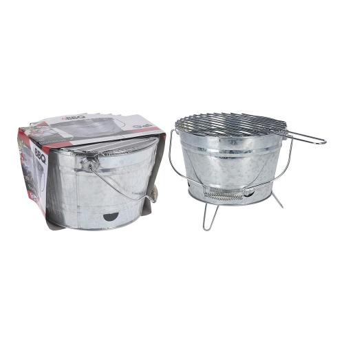 Churrasqueira de Zinco Modelo Barril Ø27cm Bbq