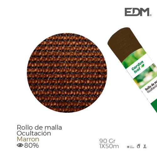 Rolo Malha de Ocultaçao Marrom 80% 90gr 1x50mts