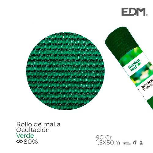 Rolo Malha De Ocultaçao Verde 80% 90Gt 1,5X50Mts