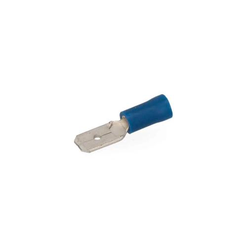 Terminal Macho Isolado 6,3Mm Saco 100 Unidades