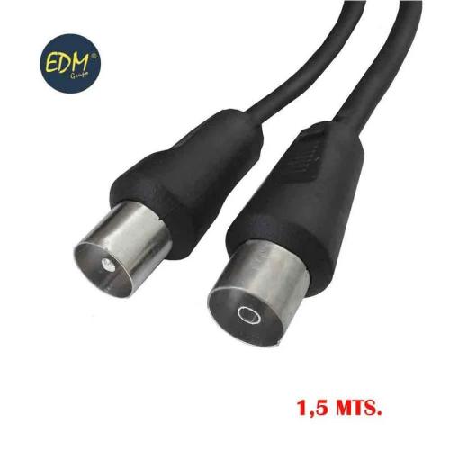 Prolongador Tv/Video 9,5Mm 1,5M Emb. Preto
