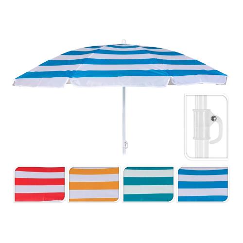 Parasol Praia 180cm Altura 145cm Modelo Mediter.