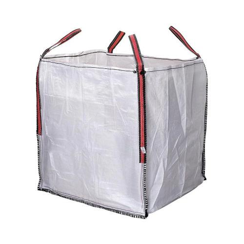 Big Bag Saco para Entulho 90x90x90cm Cor Branco Suporta Até 1000kg