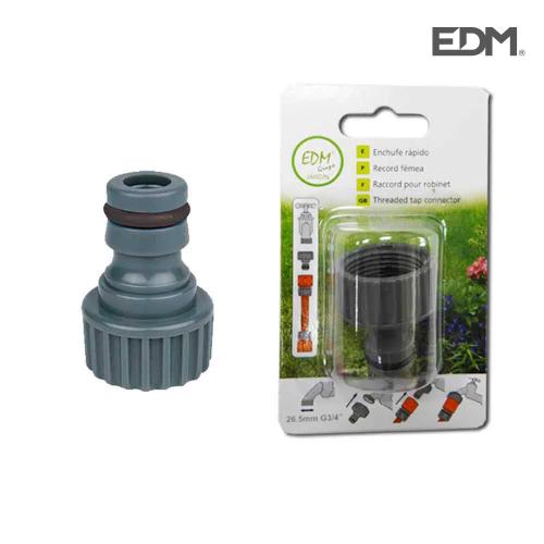 Ligação Rápida. Rosca Fêmea de 3/4" (Blíster) Edm