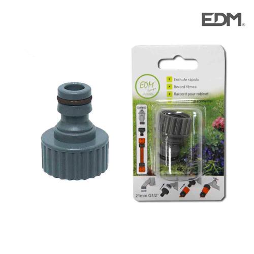 Ligação Rápida. Rosca Fêmea de 1/2" (Blíster) Edm