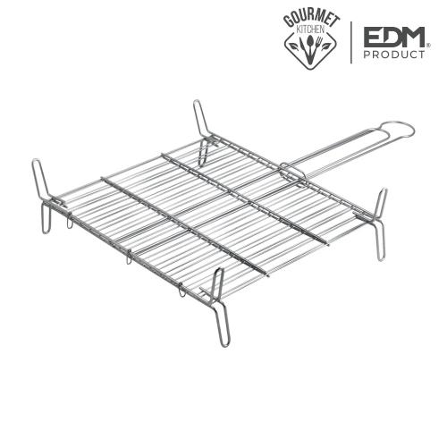 Grelhador Duplo 50x50cm Edm