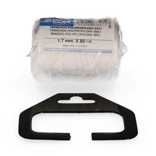Bobine Trançada Polipropileno 8842 50Mts Branco