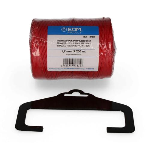Bobine Trançada Polipropileno 8842 200mts Vermelho
