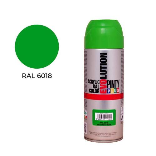 Spray Ral 6018 Amarelo 400Ml.