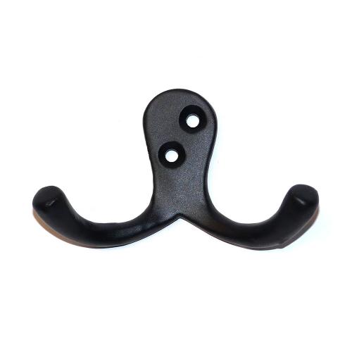 Cabide Duplo Aluminio Preto