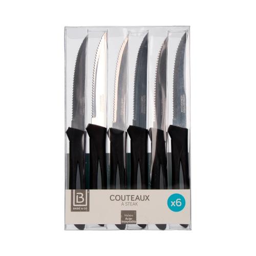 Set 6 Facas Para Carne (Cores Sortidas)