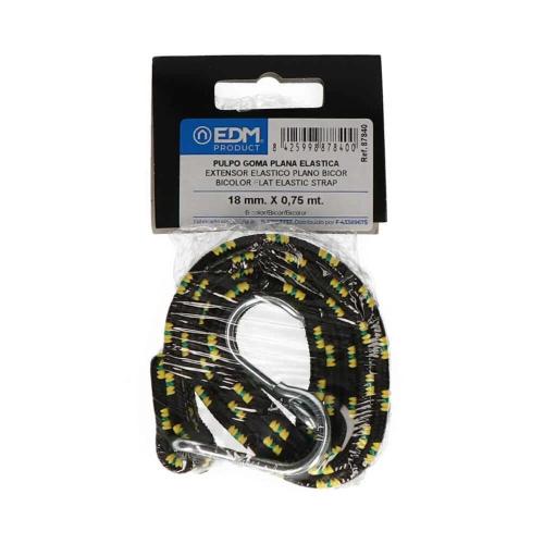 Extensor Elástico Plano Bicor 0,75Mts