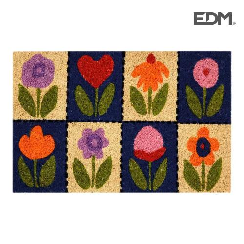 Capacho 60x40cm Modelo Flores Edm