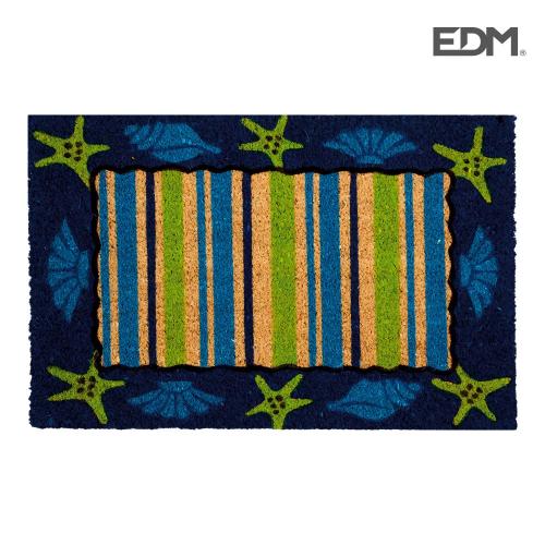 Capacho 60x40cm Listras (Cores Sortidas) Edm