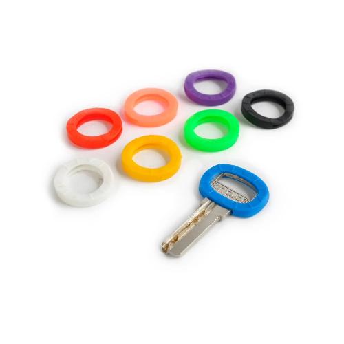 Pack 20 Anilhas Plastico Marcador de Chaves Cores.