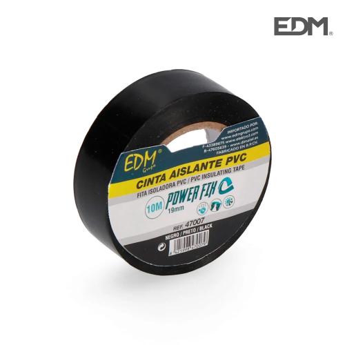 Fita Isoladora 10mx19mm Preta Edm Embalada