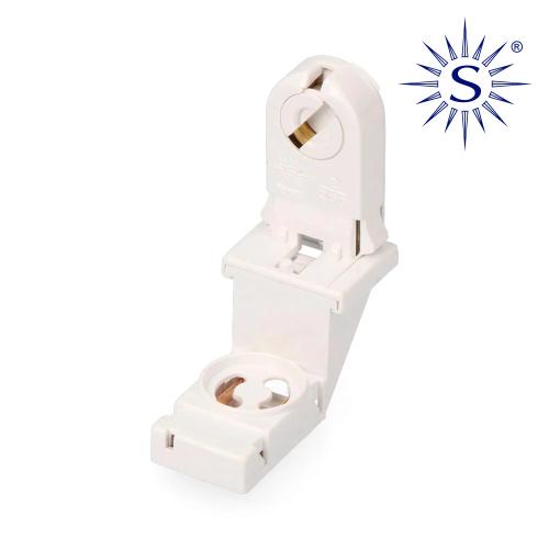 Casquilho para Tubo Fluorescente + Arrancador Ret.