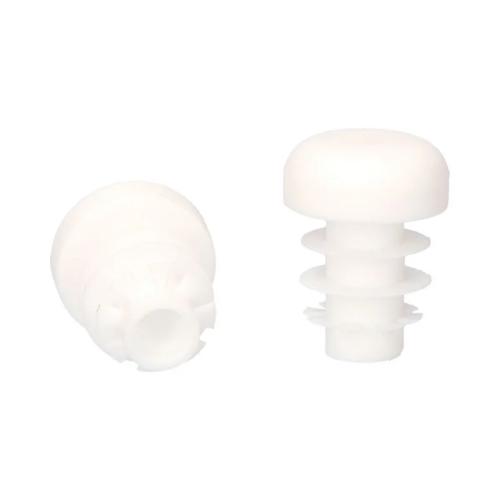 Topo de Borracha Redondo p/ Interior Ø12Mm Branco